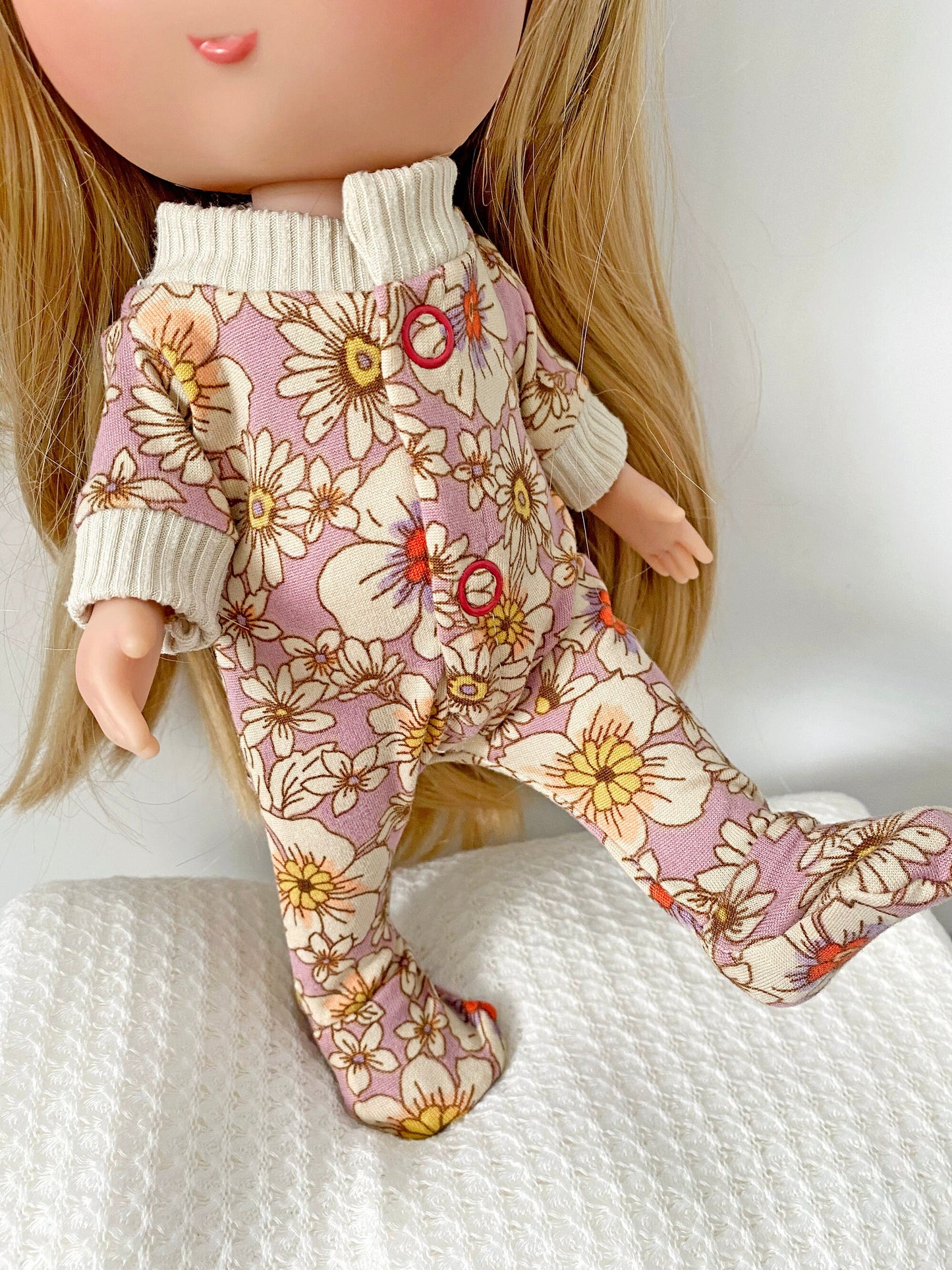 Mia Doll Footed Sleeper Pajamas  fits Nine's D'Onil 12"doll