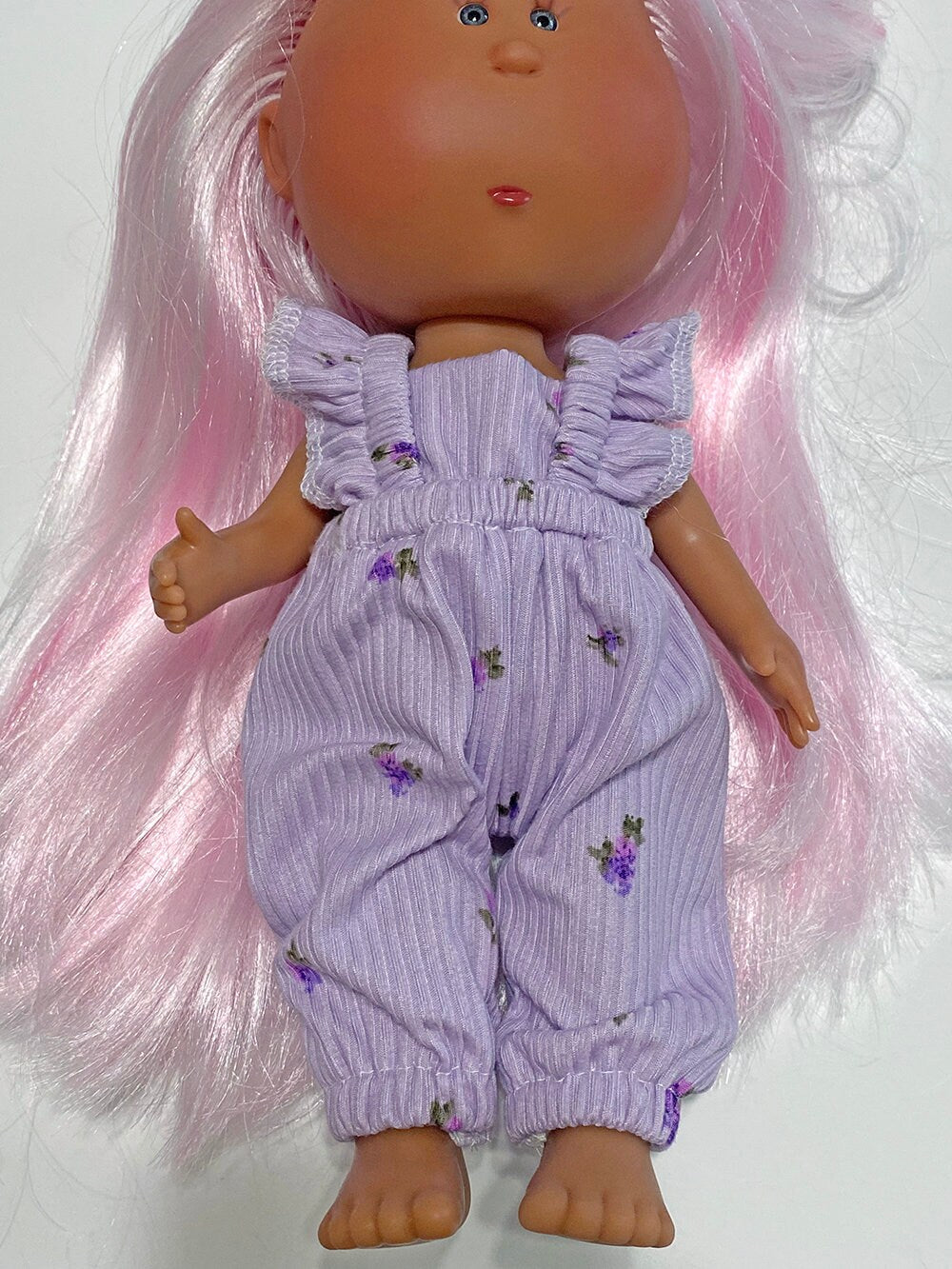 Mia Doll Ruffle Strap Romper to fit 12" Nines d' Onil Doll