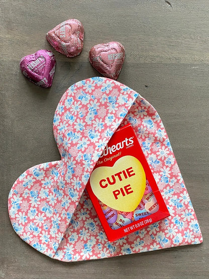 Fabric Heart Pouch - PDF Digital Sewing Pattern