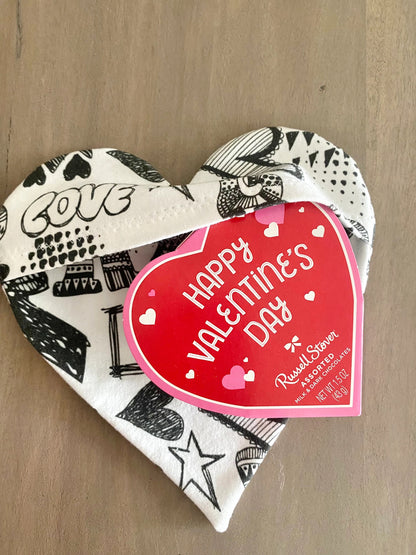 Fabric Heart Pouch - PDF Digital Sewing Pattern