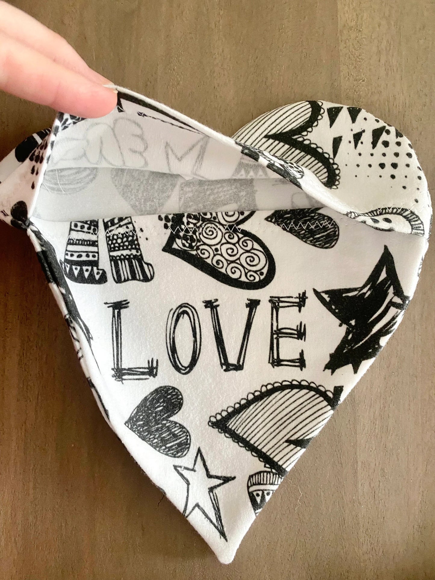 Fabric Heart Pouch - PDF Digital Sewing Pattern