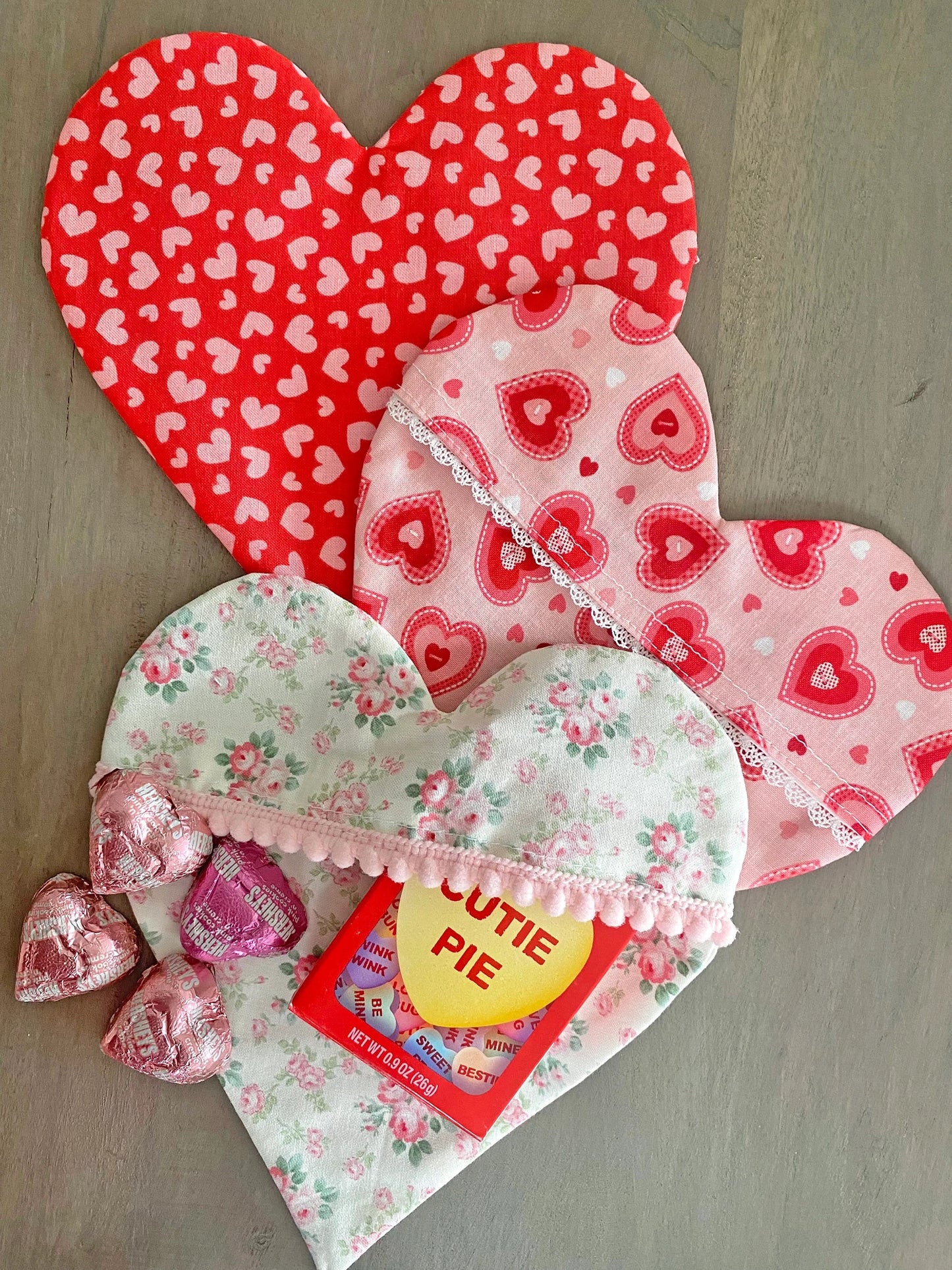 Fabric Heart Pouch - PDF Digital Sewing Pattern