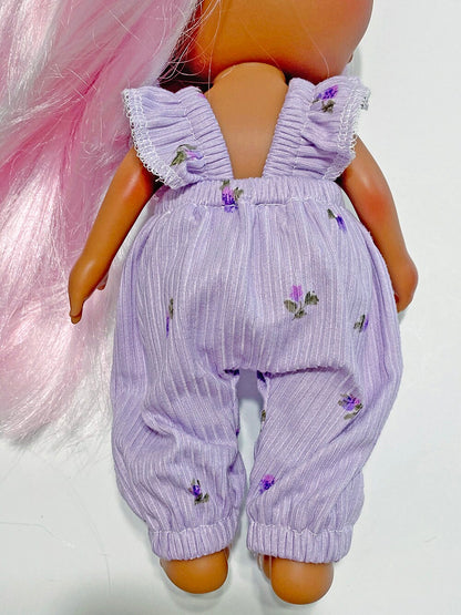 Mia Doll Ruffle Strap Romper to fit 12" Nines d' Onil Doll