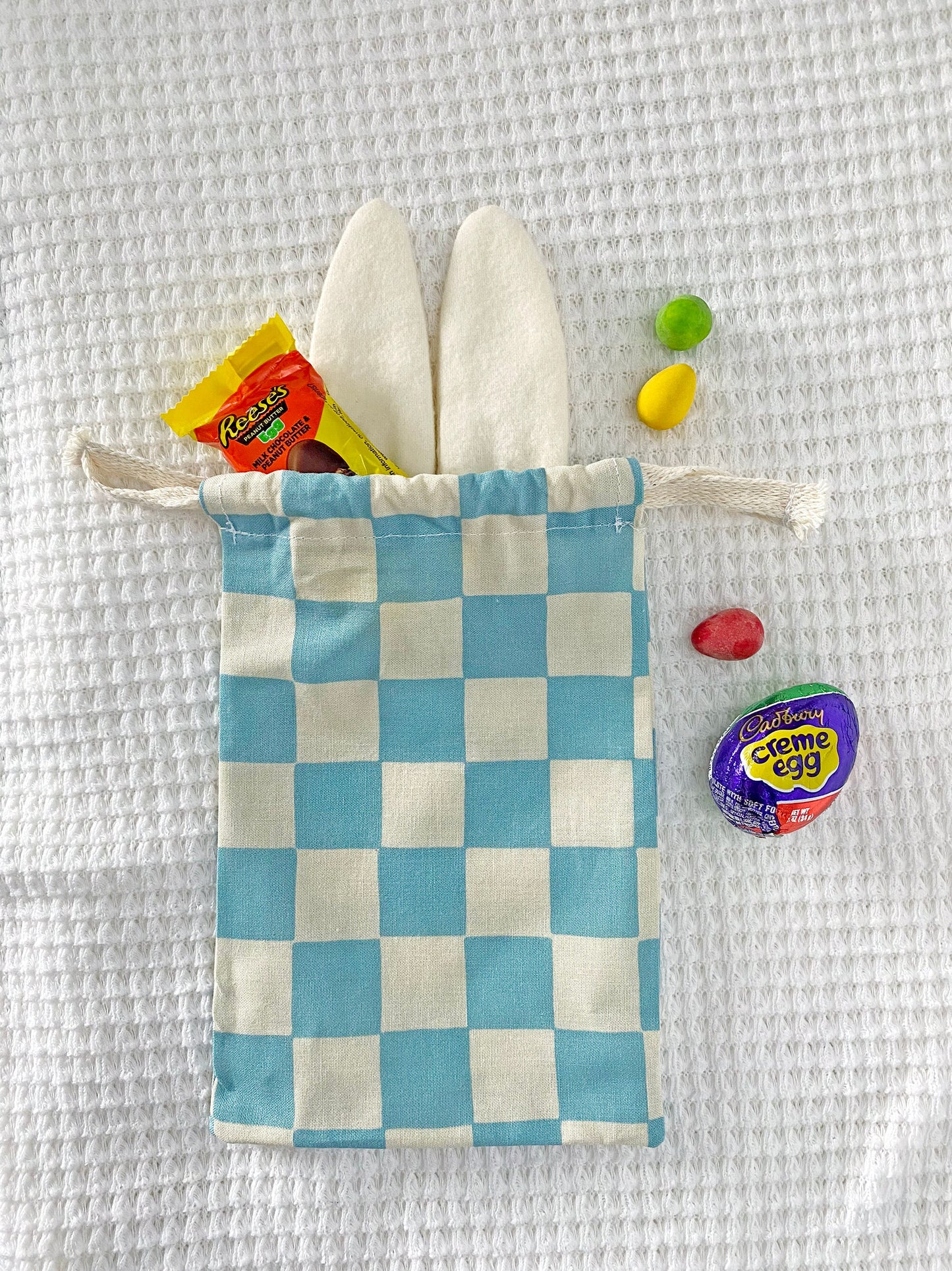 Bunny Ear Drawstring Bag - Easter  Sewing Pattern PDF Download