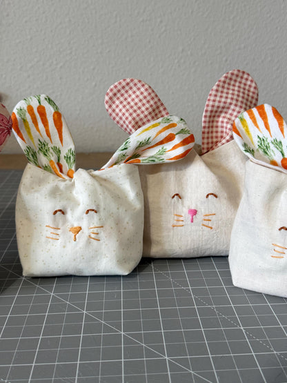 Bunny Ear Treat Bag -beginner sewing PDF digital pattern