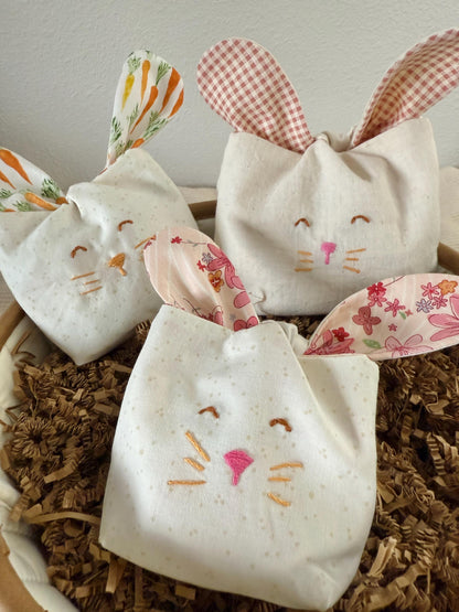 Bunny Ear Treat Bag -beginner sewing PDF digital pattern
