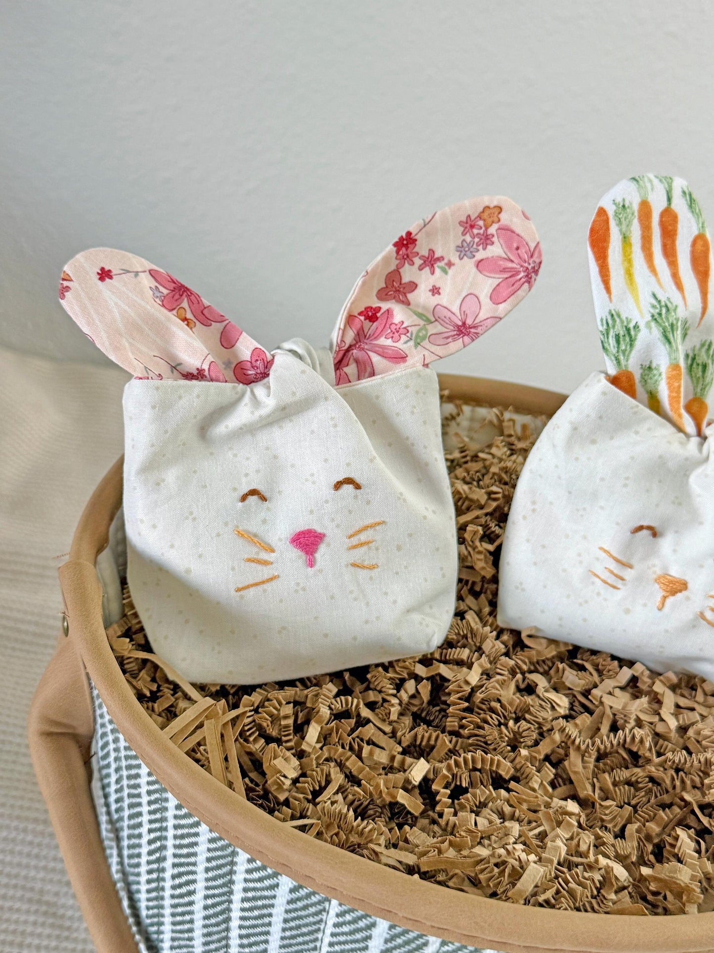 Bunny Ear Treat Bag -beginner sewing PDF digital pattern