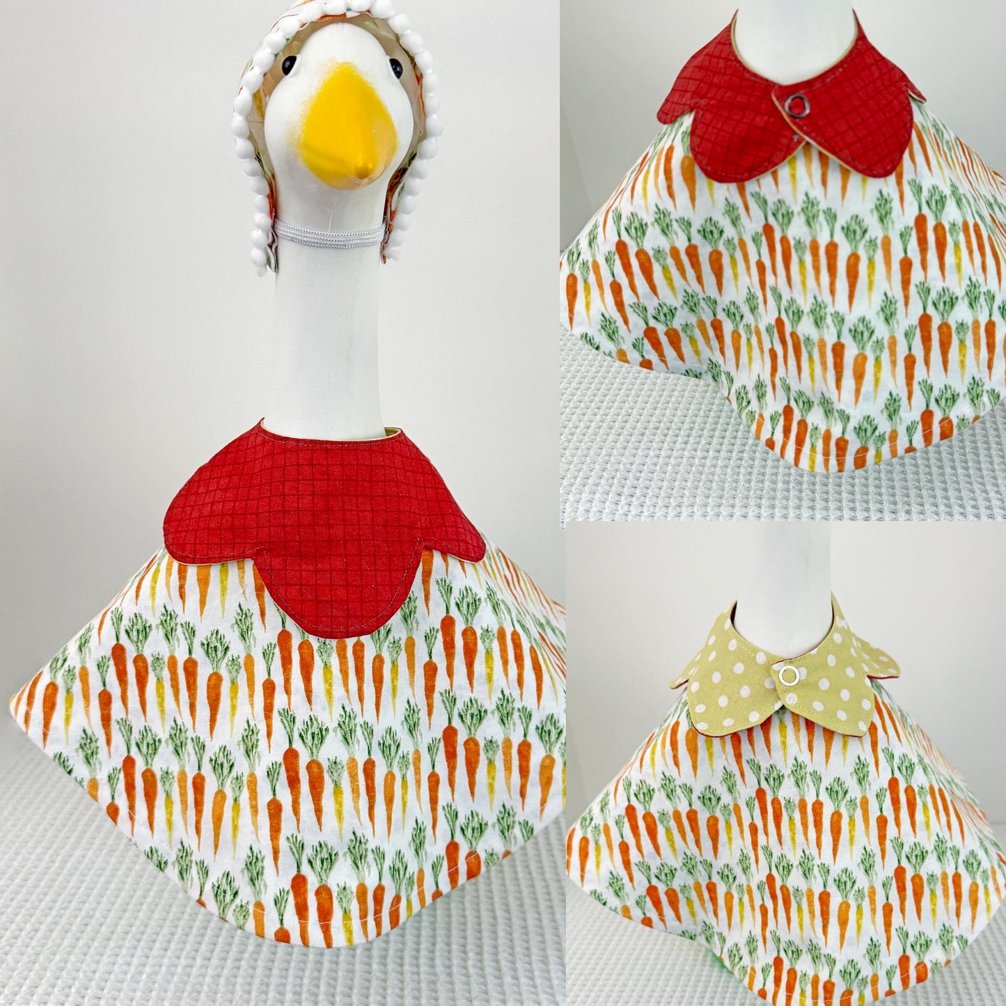 17 Inch Porch Goose (baby goose) Frocks & Collars. Digital Sewing Pattern BUNDLE