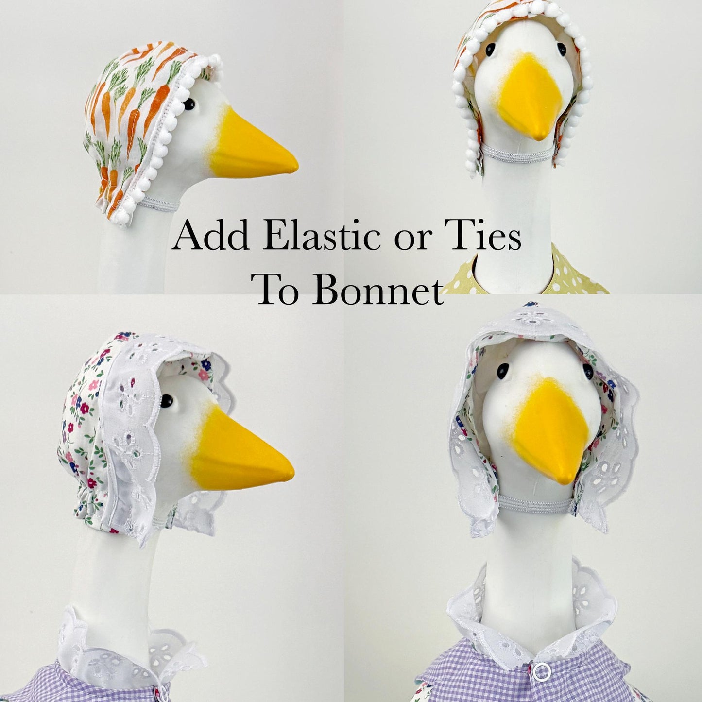 17 Inch Porch Goose (baby goose) Frocks & Collars. Digital Sewing Pattern BUNDLE