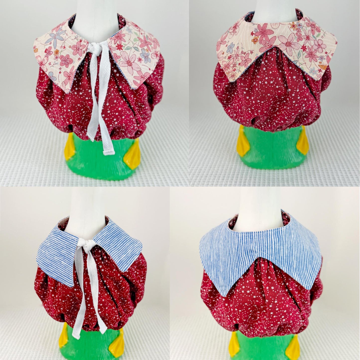17 Inch Porch Goose (baby goose) Frocks & Collars. Digital Sewing Pattern BUNDLE