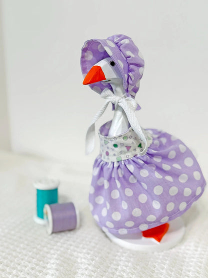 Desk Goose Dress, Bonnet. Digital Sewing Pattern