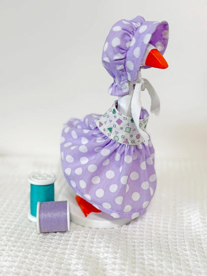 Desk Goose Dress, Bonnet. Digital Sewing Pattern