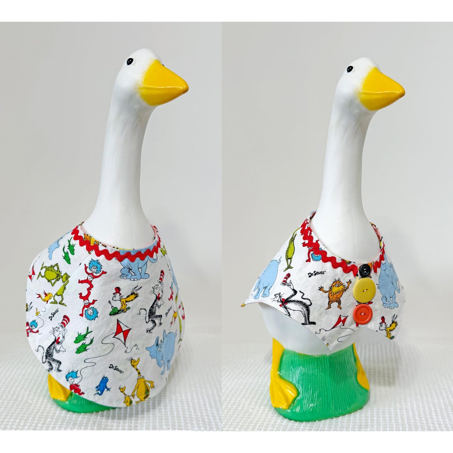 17" Porch Goose Reversible Vest - can be worn four different ways