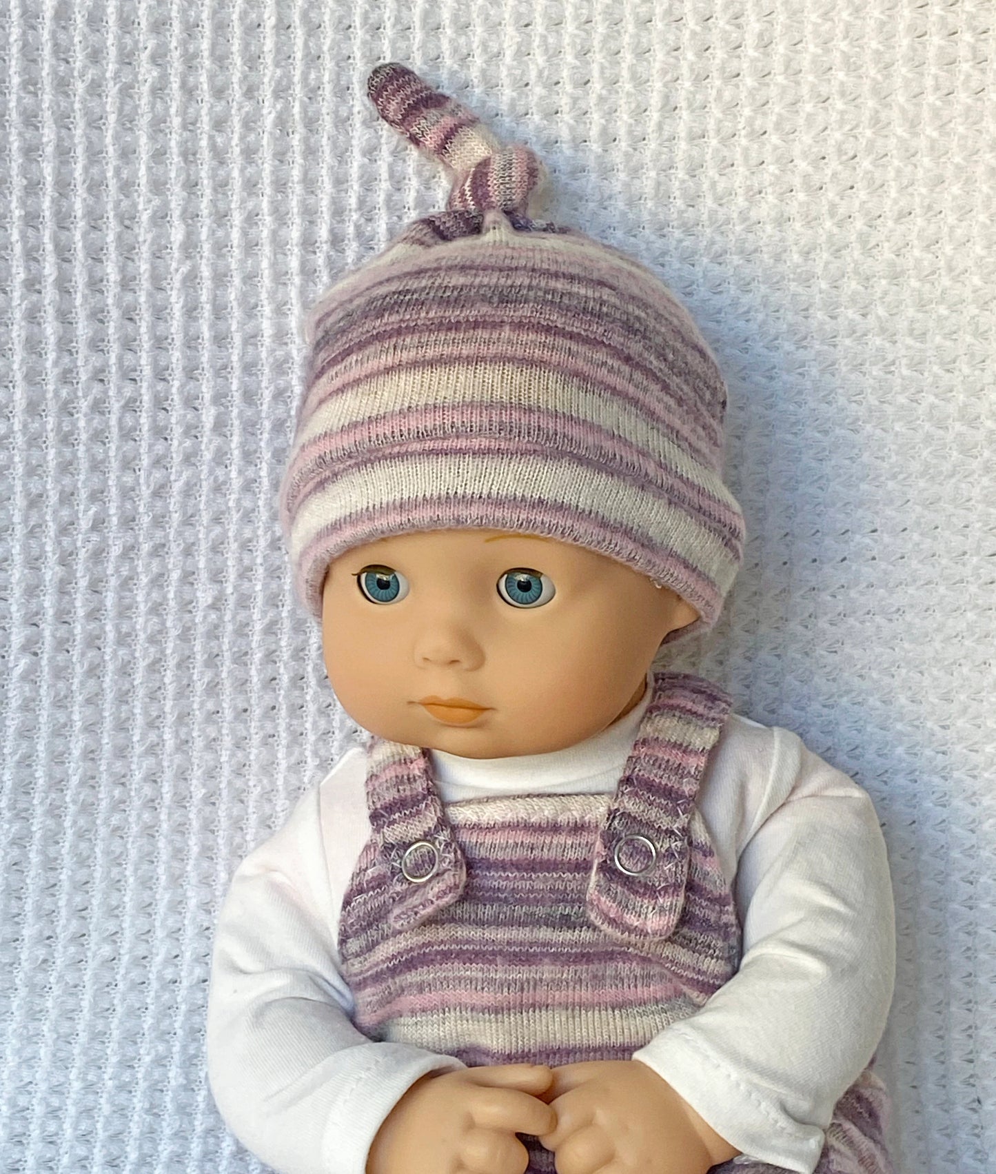 Bitty Baby Doll Knit Beanies and Beret Hat - Digital Sewing Pattern PDF