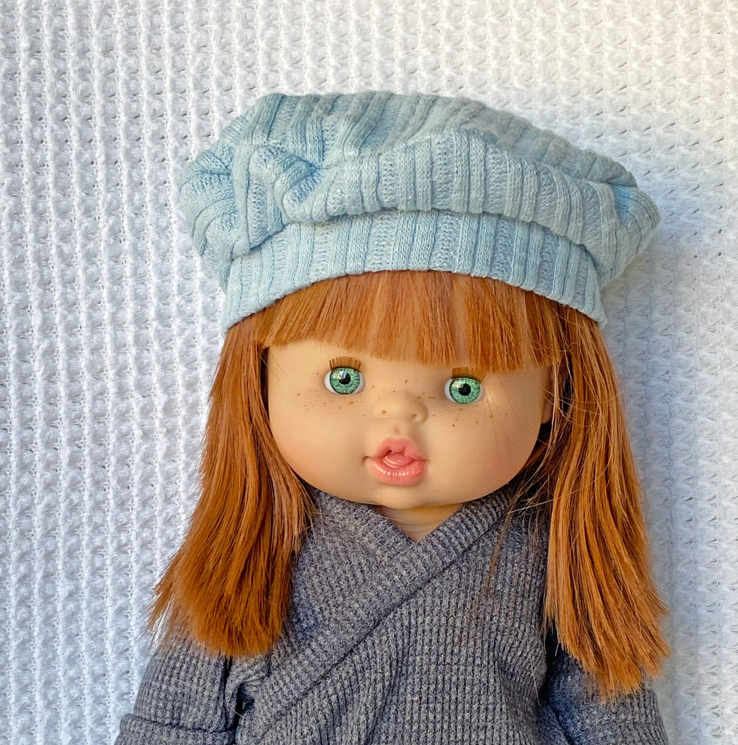 Bitty Baby Doll Knit Beanies and Beret Hat - Digital Sewing Pattern PDF