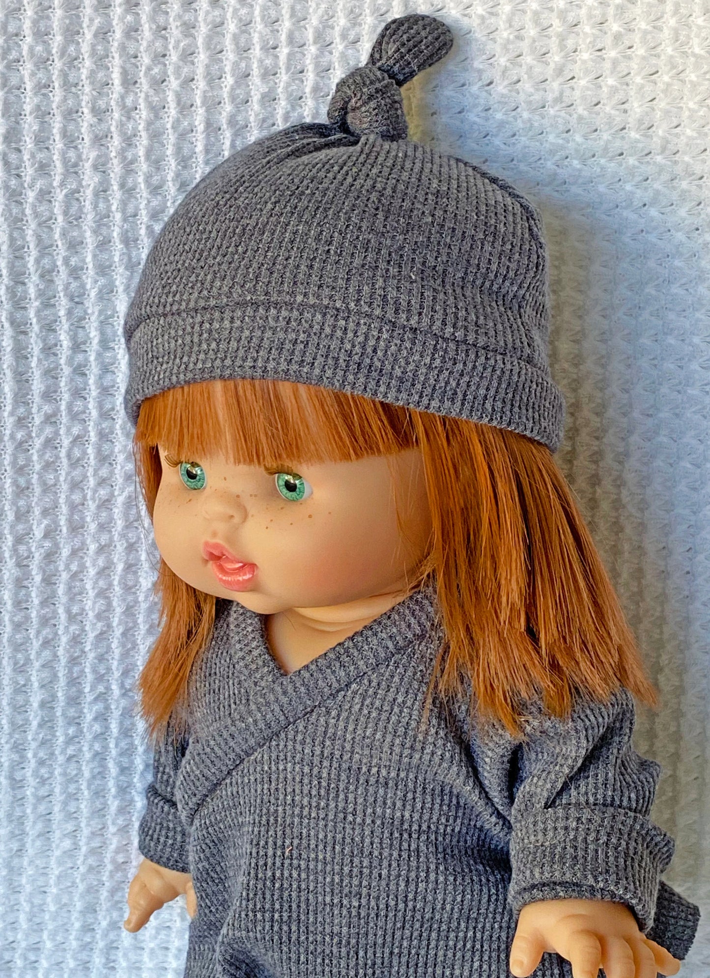 Bitty Baby Doll Knit Beanies and Beret Hat - Digital Sewing Pattern PDF
