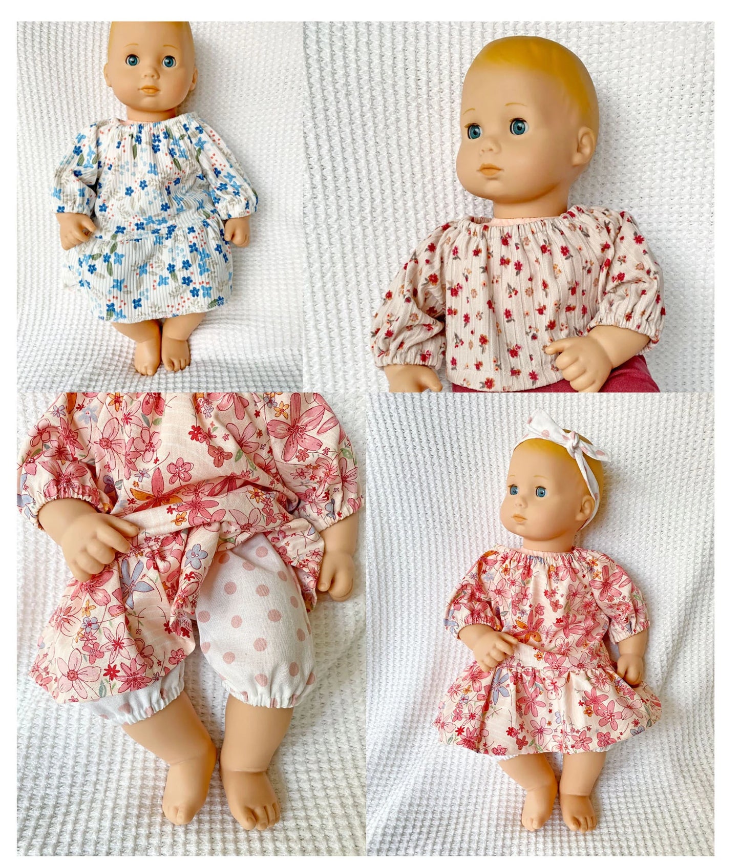 Bitty Baby Doll COMPLETE Sewing Bundle - Pajamas, pants, overalls, t-shirts, hats and more