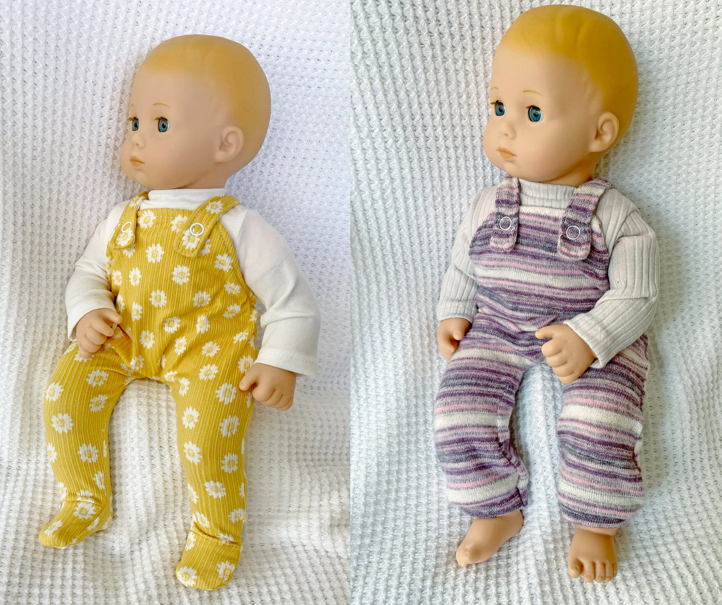 Bitty Baby Doll Overalls & Pants Footed - nonFooted -Sewing Pattern PDF Download -Shirt Not Included
