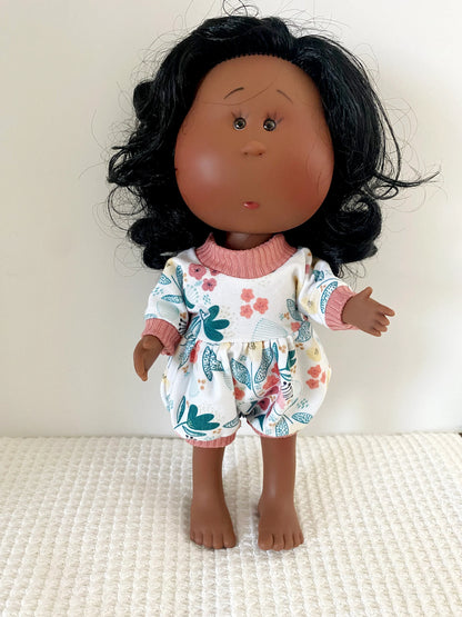 Mia/Mio Doll - Bubble Romper; tank, shorties, pants long sleeve PLUS Beret & Beanie Hat F Sewing Pattern Nine's D'Onil