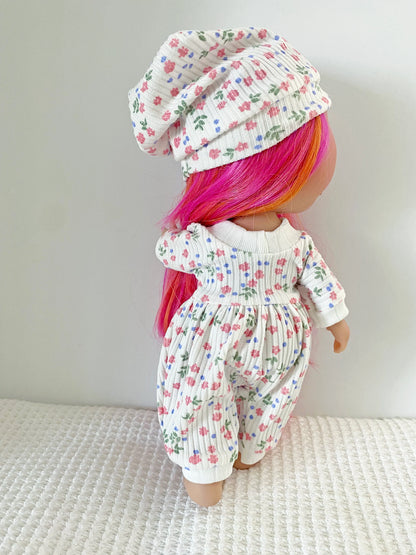 Mia/Mio Doll - Bubble Romper; tank, shorties, pants long sleeve PLUS Beret & Beanie Hat F Sewing Pattern Nine's D'Onil
