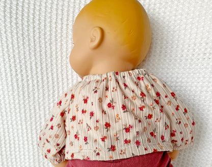 Bitty Baby Doll Peasant dress, top and shorties - Digital PDF Sewing Pattern