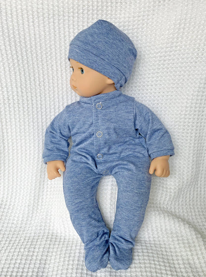 Bitty Baby Doll Footed Pajamas Sleeper - Digital PDF Sewing Pattern