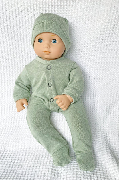 Bitty Baby Doll Footed Pajamas Sleeper - Digital PDF Sewing Pattern