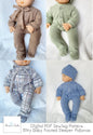 Bitty Baby Doll Footed Pajamas Sleeper - Digital PDF Sewing Pattern