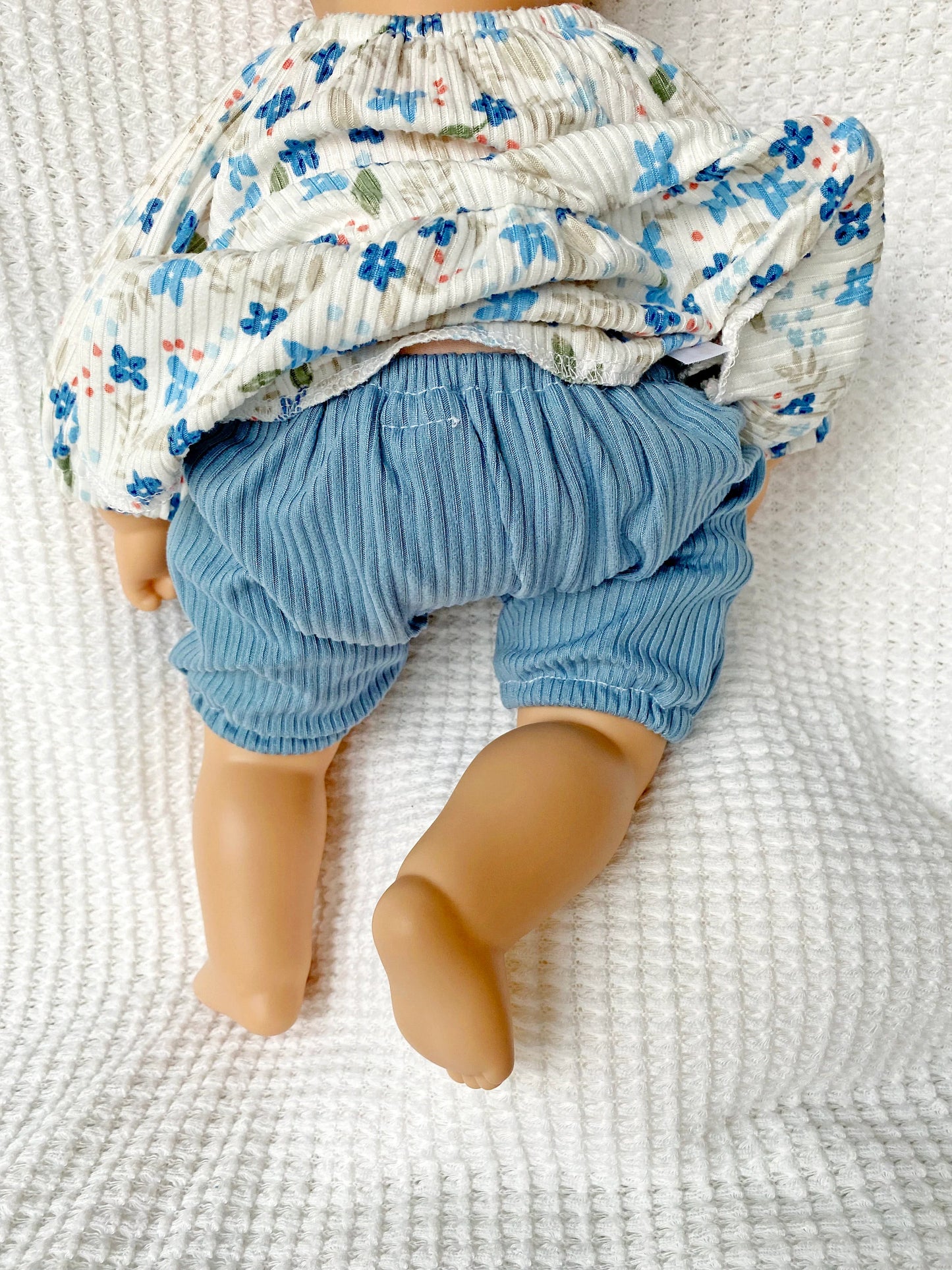 Bitty Baby Doll Peasant dress, top and shorties - Digital PDF Sewing Pattern