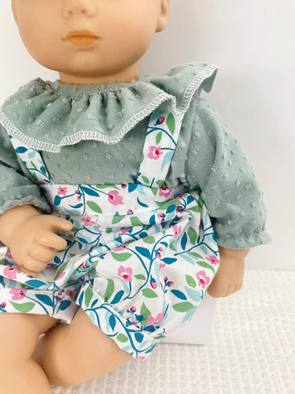 Bitty Baby Doll - Pleated Overall Set Digital PDF Sewing Pattern