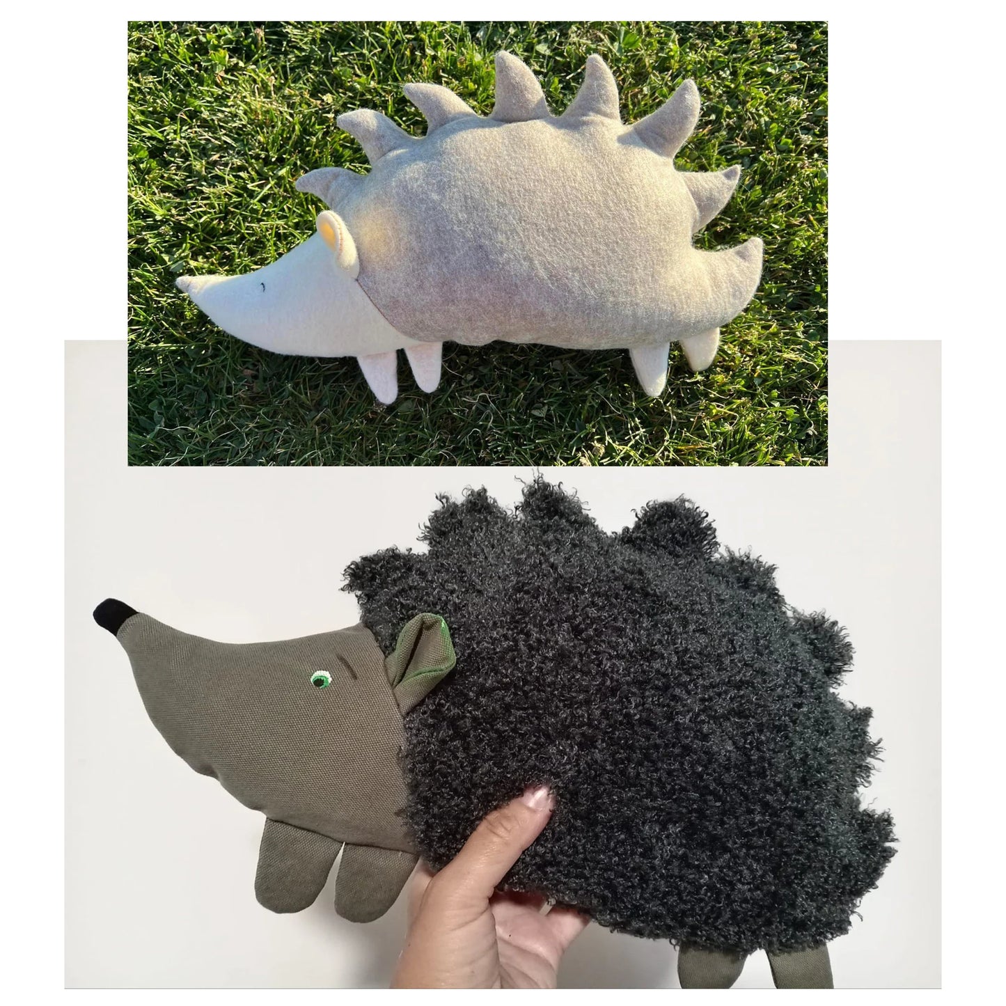 Henry Hedgehog Stuffed Plush Toy PDF Digital Download Sewing Pattern