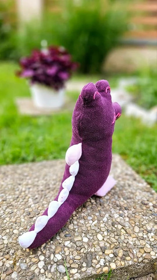 Cora Crocodile Stuffed Plush Toy PDF Digital Download Sewing Pattern