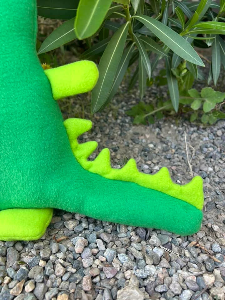 Cora Crocodile Stuffed Plush Toy PDF Digital Download Sewing Pattern