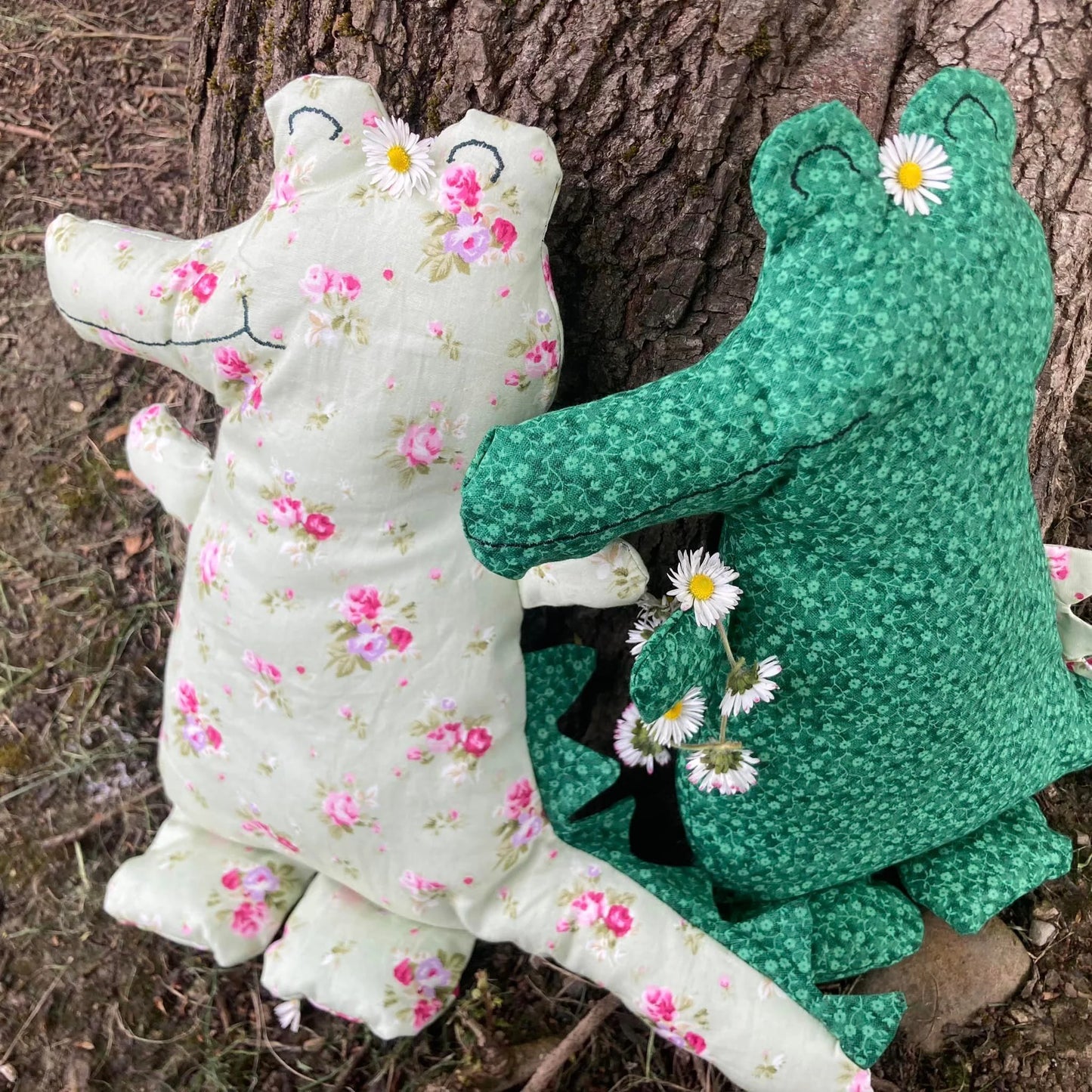 Cora Crocodile Stuffed Plush Toy PDF Digital Download Sewing Pattern