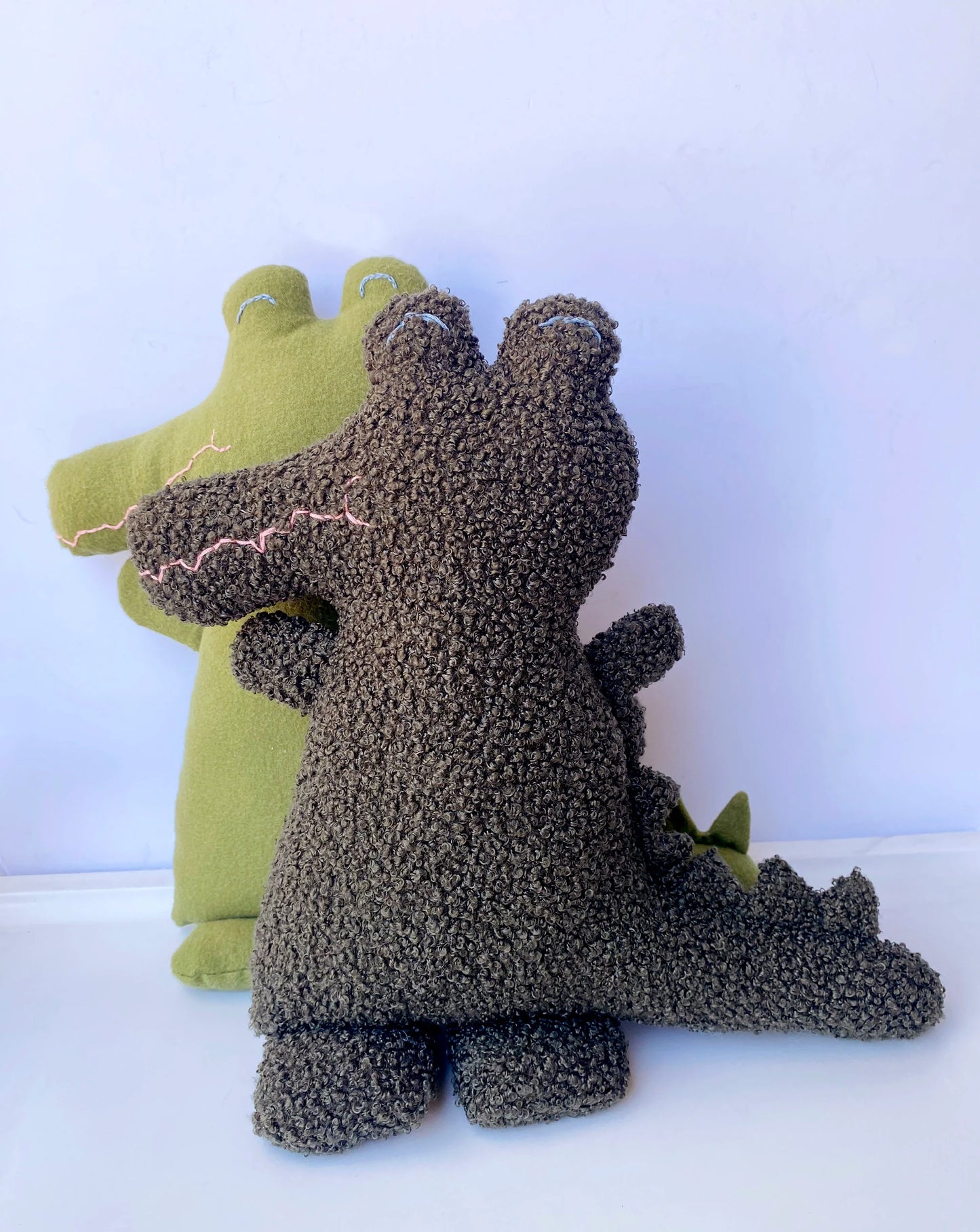 Cora Crocodile Stuffed Plush Toy PDF Digital Download Sewing Pattern