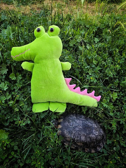 Cora Crocodile Stuffed Plush Toy PDF Digital Download Sewing Pattern