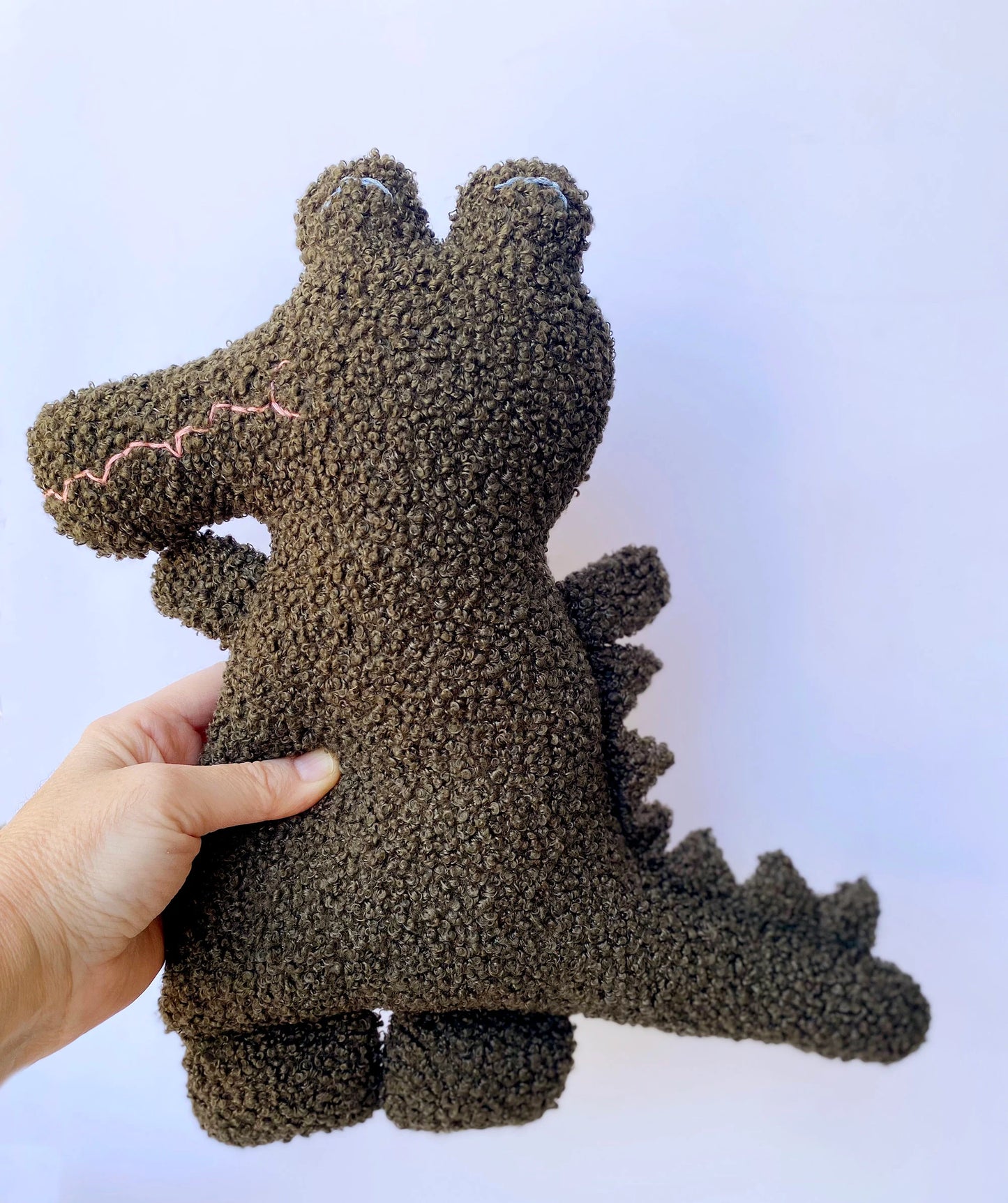 Cora Crocodile Stuffed Plush Toy PDF Digital Download Sewing Pattern