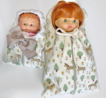 Doll Sleeping Bag - PDF Digital Sewing Pattern- Fits dolls 8 inches to 18 inches