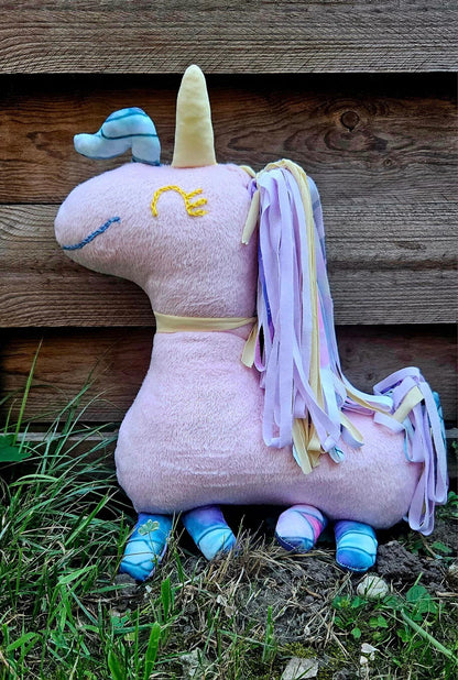 Mazzy Unicorn Stuffed Plush Toy PDF Digital Download Sewing Pattern