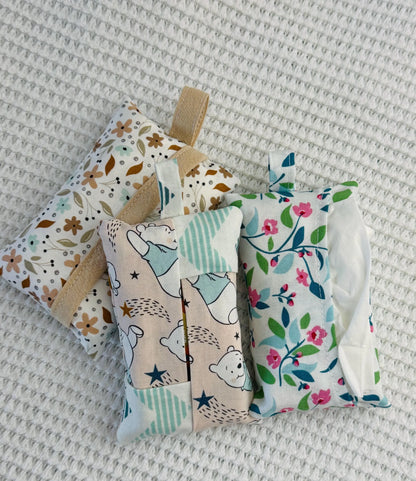 Tissue Pouch Napkin Holder - 3 different options - pdf digital sewing pattern