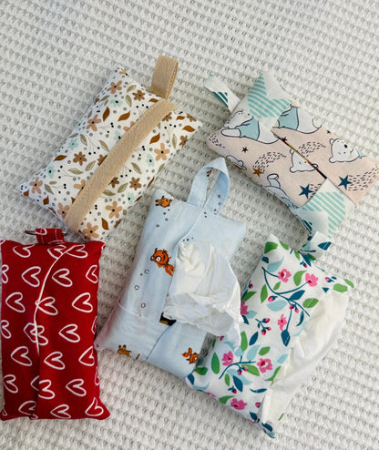 Tissue Pouch Napkin Holder - 3 different options - pdf digital sewing pattern