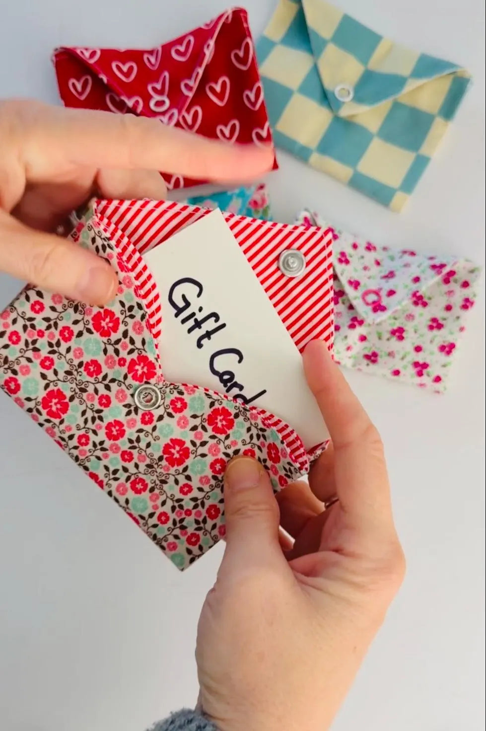 Fabric Heart Envelope - Valentine's Love Note - PDF Digital Sewing Pattern