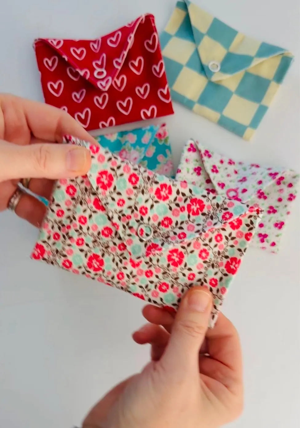 Fabric Heart Envelope - Valentine's Love Note - PDF Digital Sewing Pattern