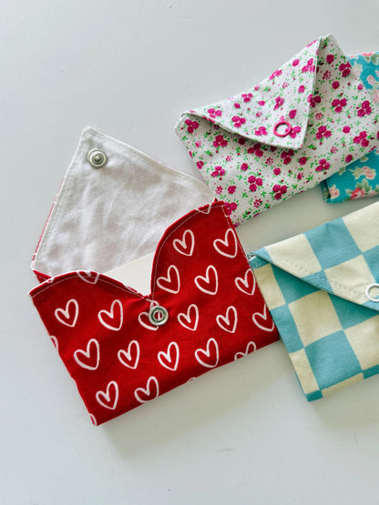 Fabric Heart Envelope - Valentine's Love Note - PDF Digital Sewing Pattern