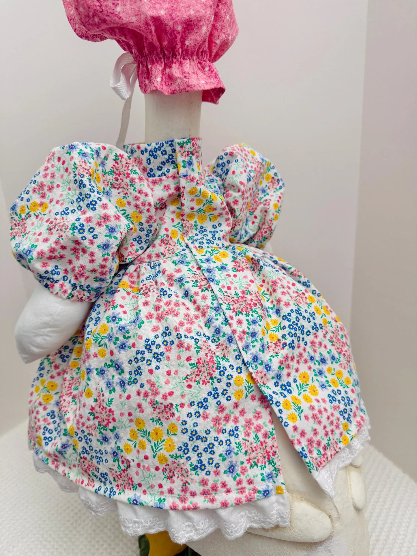 23 Inch Porch Goose Dress, Bonnet and Wings. Digital Sewing Pattern