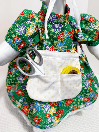 17 Inch Porch Goose Dress, Bonnet, Apron and Wings. Digital Sewing Pattern