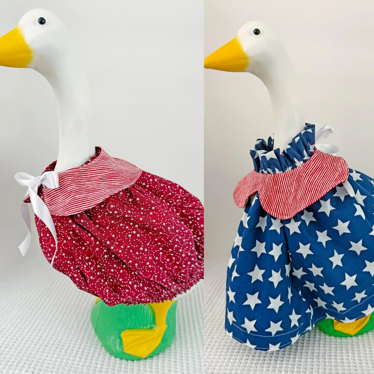 17 inch Porch Goose Outfit Can Be Worn 4 Different Ways. Reversible Vest, apron, smock Sewing Pattern Digital PDF