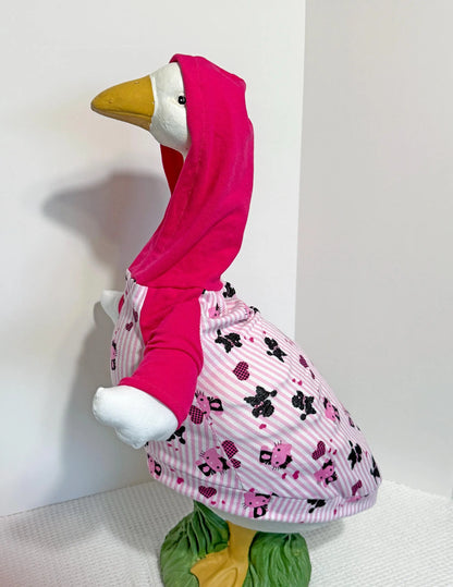23" Goose Hello Kitty Pink Hoodie