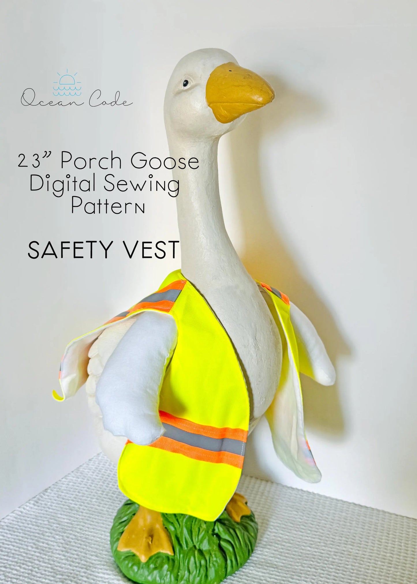 23 Inch Porch Goose Safety Vest. Digital Sewing Pattern