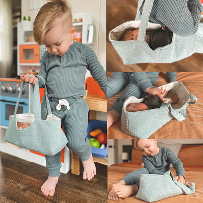 Baby Doll Basket Bed - PDF Sewing Pattern Digital Download